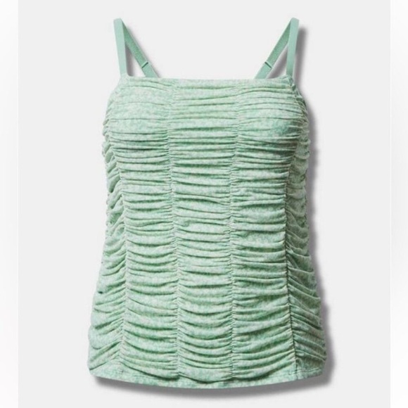 torrid Tops - NWT Torrid Mesh Shirred Tank
